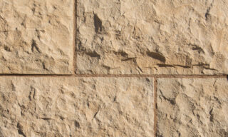 Establish a strong presence with SierraCut24, one of our largest and most distinctive stone surfaces. The heavy rock texture stacks nicely as a foundational element or grand facade. Corners available.